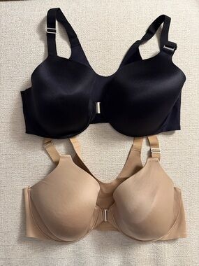 Set of 2-Soma Vanishing Back Full Coverage Front Close Bra (38C)
